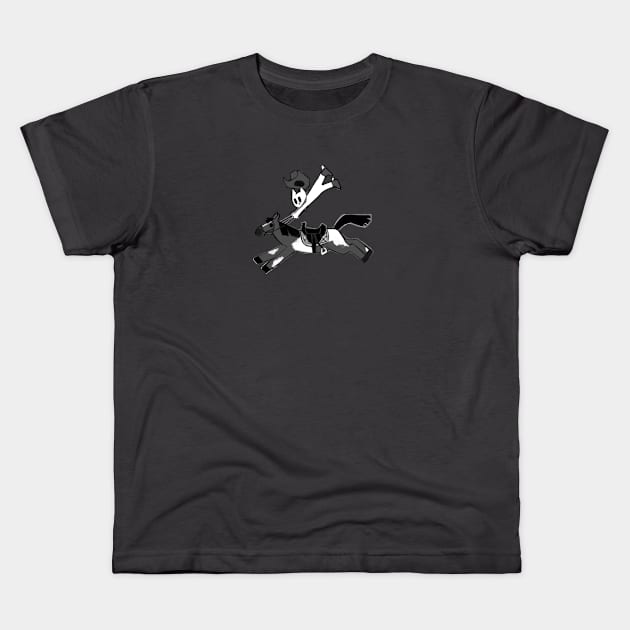 Cowboy cat Kids T-Shirt by Sierine